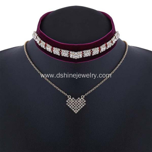 Vintage Velvet Choker Necklaces For Women Pendant Necklace